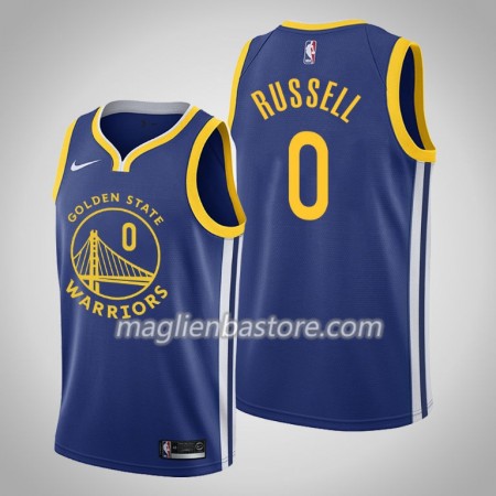 Maglia NBA Golden State Warriors D'Angelo Russell 0 Nike 2019-20 Icon Edition Swingman - Uomo